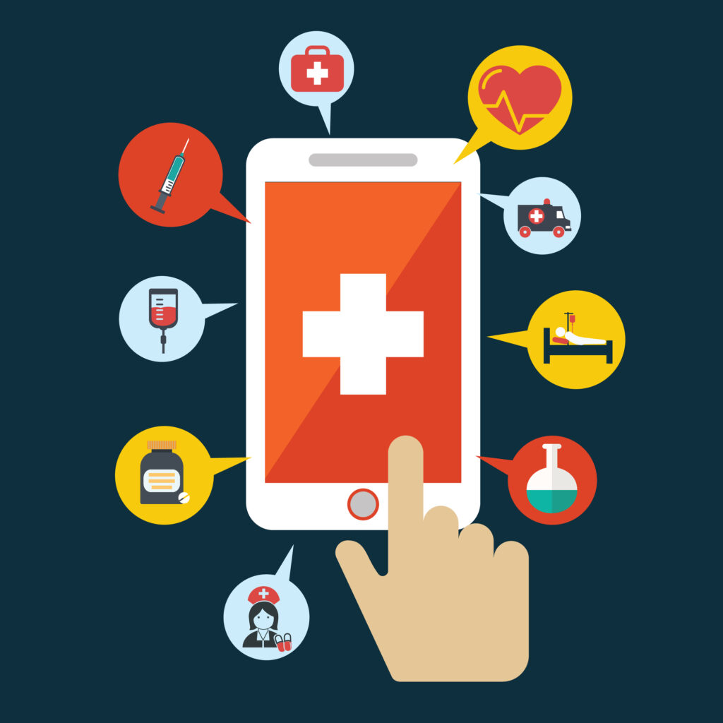 Healthcare applications on phone